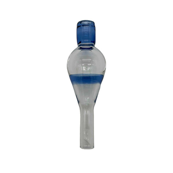 This is the Light Blue High Ariflow (10mm) Dart Whip Mouthpieces by Biting Glass available at Ritual Colorado. These sleek mouthpieces securely fit into your 3/8" inner diameter tubing and provide a refined experience.