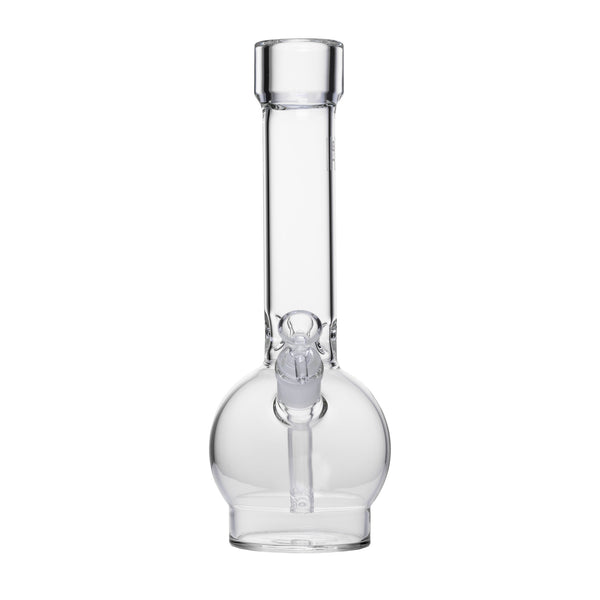 This is the Clear 12" Ball Bong by Human Grade available at Ritual Colorado. Featuring a diffused downstem perc, 14mm connection and ice catcher pinch for a refined water piece at a great price.