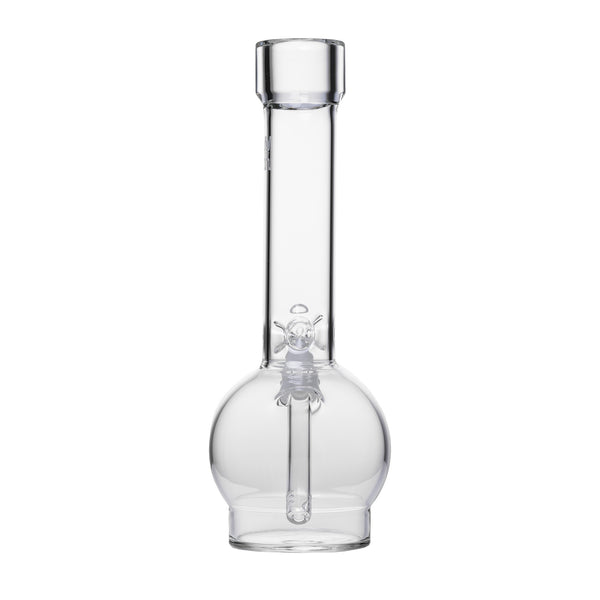 This is the Clear 12" Ball Bong by Human Grade available at Ritual Colorado. Featuring a diffused downstem perc, 14mm connection and ice catcher pinch for a refined water piece at a great price.