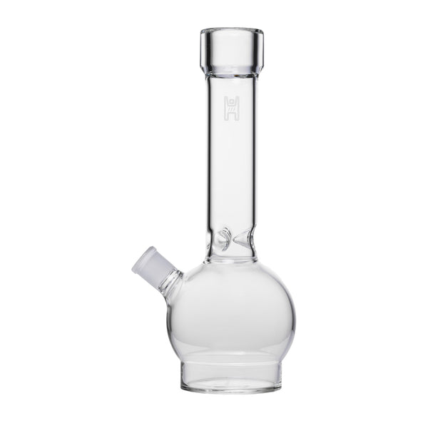This is the Clear 12" Ball Bong by Human Grade available at Ritual Colorado. Featuring a diffused downstem perc, 14mm connection and ice catcher pinch for a refined water piece at a great price.