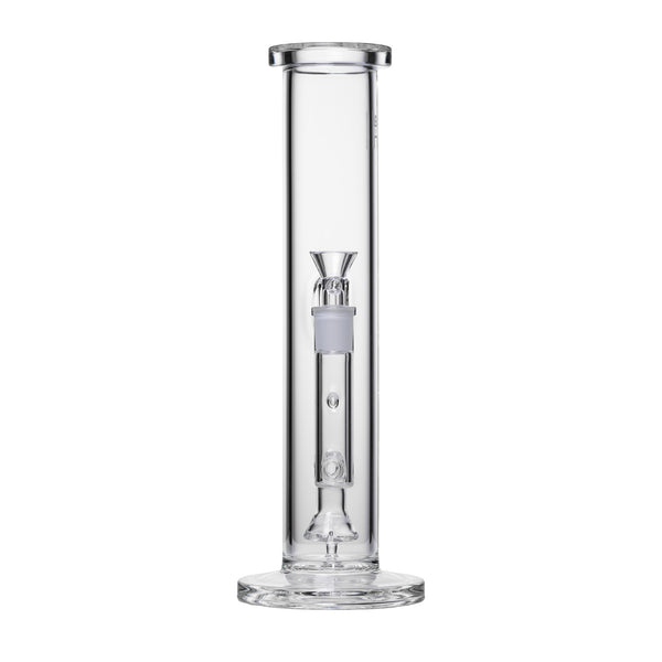 This is the Clear 12" Straight Tube Bong by Human Grade available at Ritual Colorado. Featuring a showerhead perc, 14mm connection and ice catcher for a refined water piece at a great price.