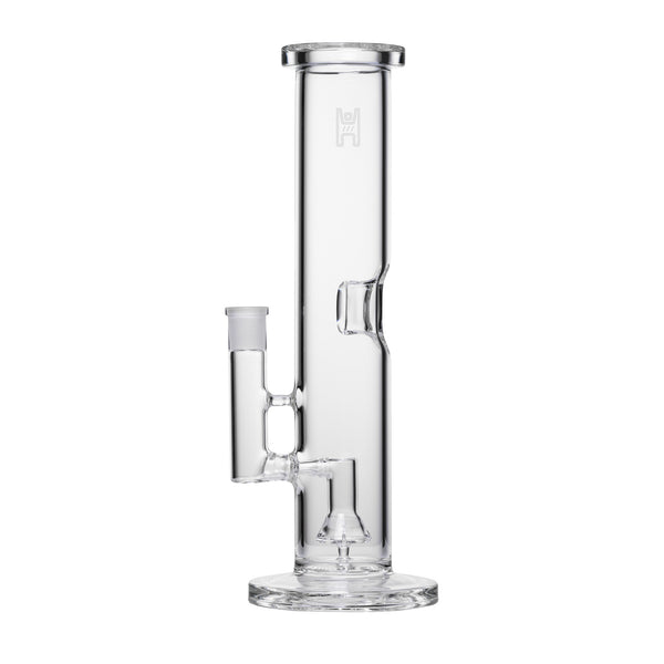 This is the Clear 12" Straight Tube Bong by Human Grade available at Ritual Colorado. Featuring a showerhead perc, 14mm connection and ice catcher for a refined water piece at a great price.