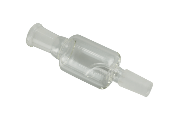 This is the 14mm Straight Dry Herb Catcher by Ritual Glass available at Ritual Colorado. A convenient glass accessory that keeps your glass clean and filters out herb and small particles.