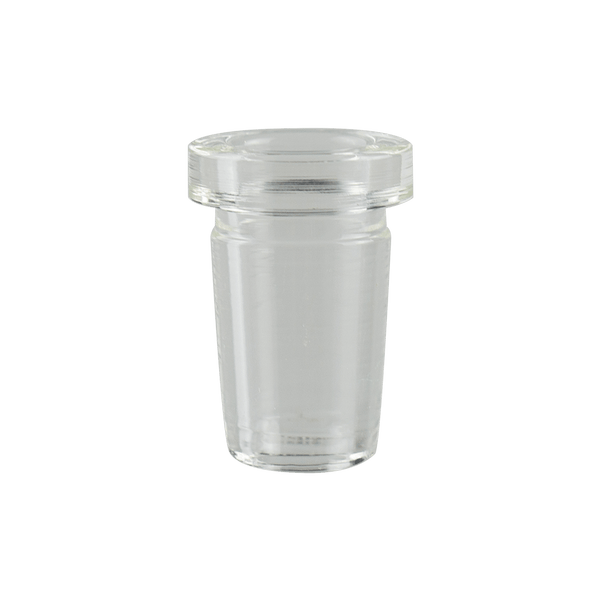 This is a 19mm/14mm Reducer Glass Accessory available at Ritual Colorado. This convenient adapter features a 19mm male connection and a 14mm female connection to easily downsize your female glass connection! Just drop it in the 19mm female connection and you have a stable 14mm ready for your favorite bowl, banger or dry herb vaporizer.