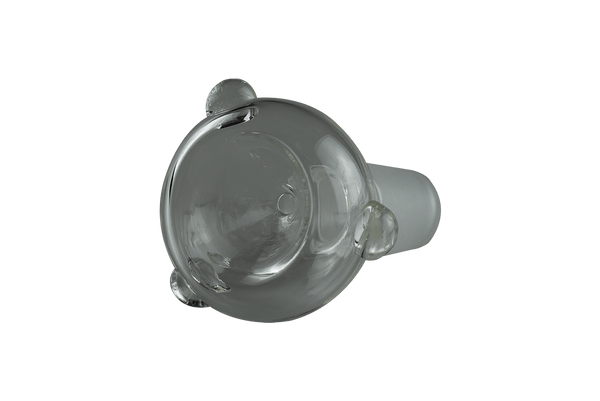 This is the 19mm Bubble Glass Flower Bowl from Ritual Glass available at Ritual Colorado. A convenient combustion bowl option that features dimples on the outside for easy removal from your bong.