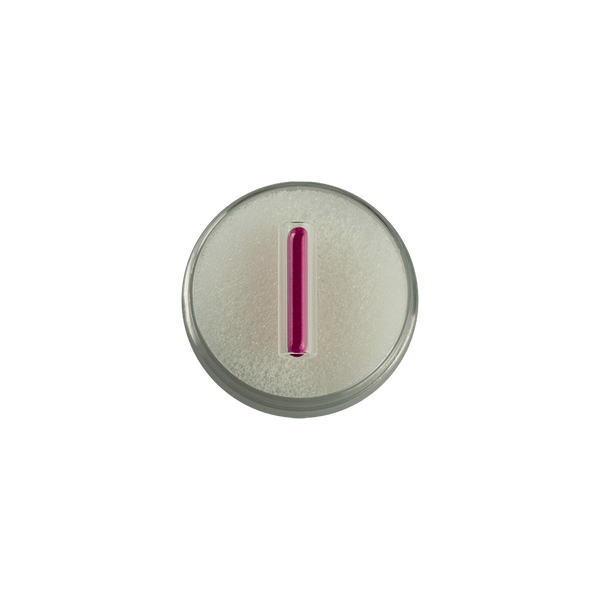 This is the 20mm Pillar-in-Pillar dab insert from Ritual Co. available at Ritual Colorado. Featuring a 6mm hollow quartz pillar on the outside with a 3mm ruby pillar inside for low temp dab rips.