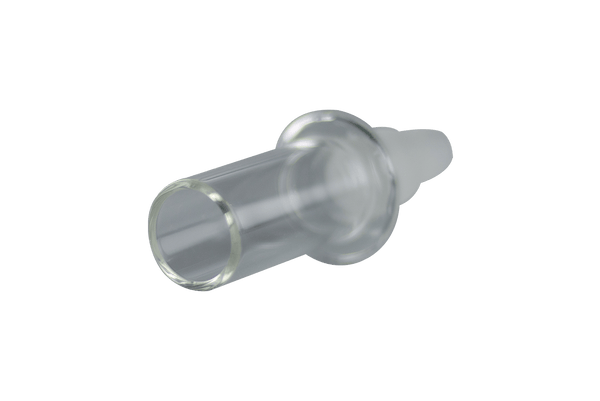 This is the Glass Stem / Bowl Adapter 360XLS by QaromaShop available at Ritual Colorado. Featuring compatibility with a wide variety of ball vape injector and diffuser housings.