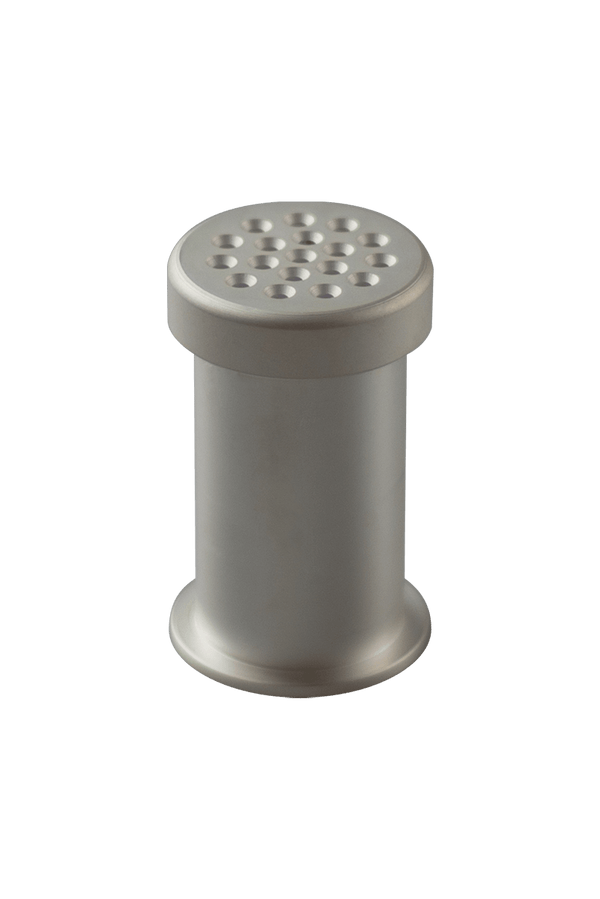 This is the 360XLS Silver Plated Titanium Housing from QaromaShop available at Ritual Colorado. A revolutionary ball vape providing insane power and super clean flavor.