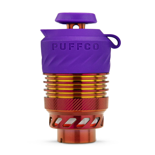 This is the Plasma Peak Pro 3DXL Chamber from Puffco available at Ritual Colorado. Featuring an XL joystick cap, 78% larger bowl and increased airflow the 3DXL takes your Peak Pro dabs to the next level!