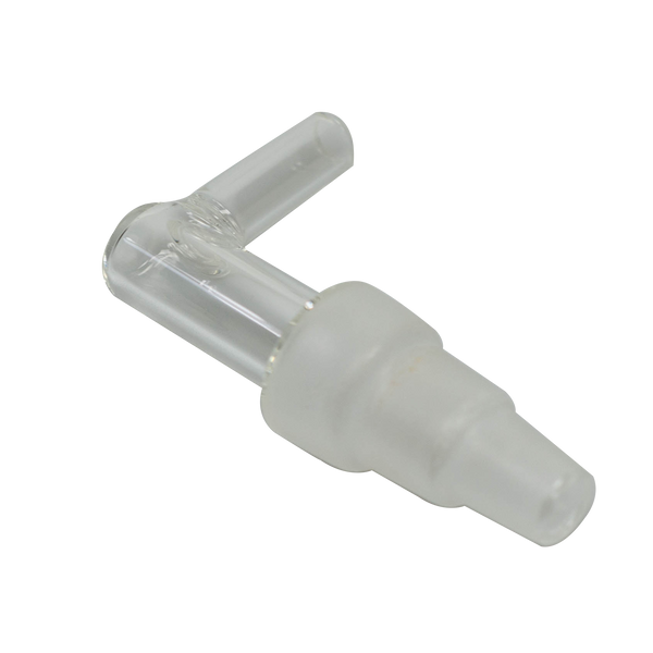 This is the 3-in-1 whip adapter from Ritual Glass. Easily attached to a flexible whip and includes 10mm, 14mm, and 19mm male connections, allowing you to use a whip accessory on all your devices with all of your glass!