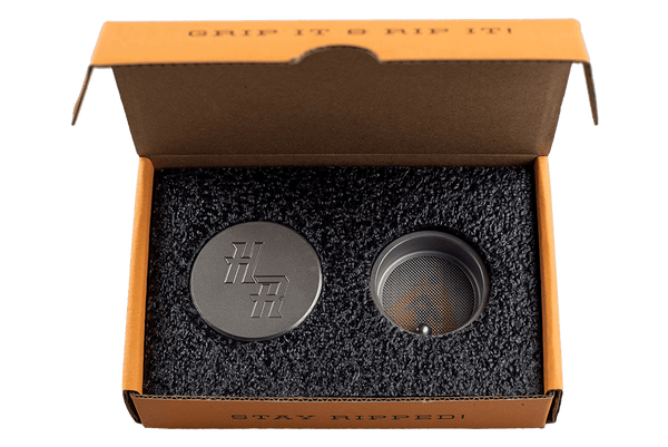 This is the Herb Ripper Classic 4-Piece Stainless Steel Grinder available at Ritual Colorado. Made from medical-grade stainless steel and featuring super-smooth grinding action these are a great buy-it-for-life option. Check out all the latest herb grinders at Ritual Colorado and get the most out of your dry herb sessions.