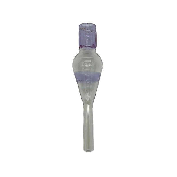 This is the Purple Regular (7mm) Dart Whip Mouthpieces by Biting Glass available at Ritual Colorado. These sleek mouthpieces securely fit into your 1/4" inner diameter tubing and provide a refined experience.