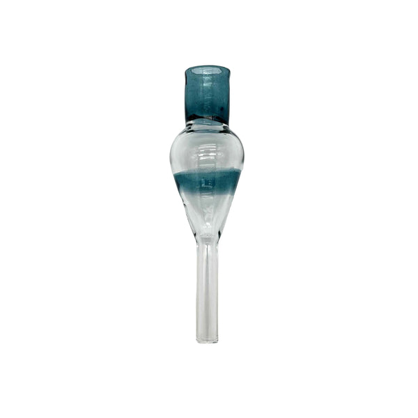 This is the Sparkle Blue Regular (7mm) Dart Whip Mouthpieces by Biting Glass available at Ritual Colorado. These sleek mouthpieces securely fit into your 1/4" inner diameter tubing and provide a refined experience.