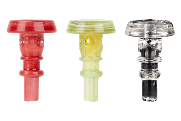 These are Peak Pro 3DXL Joystick Caps by Empire Glassworks available at Ritual Colorado. Featuring vibrant glass colors this is a great way to upgrade your eRig.