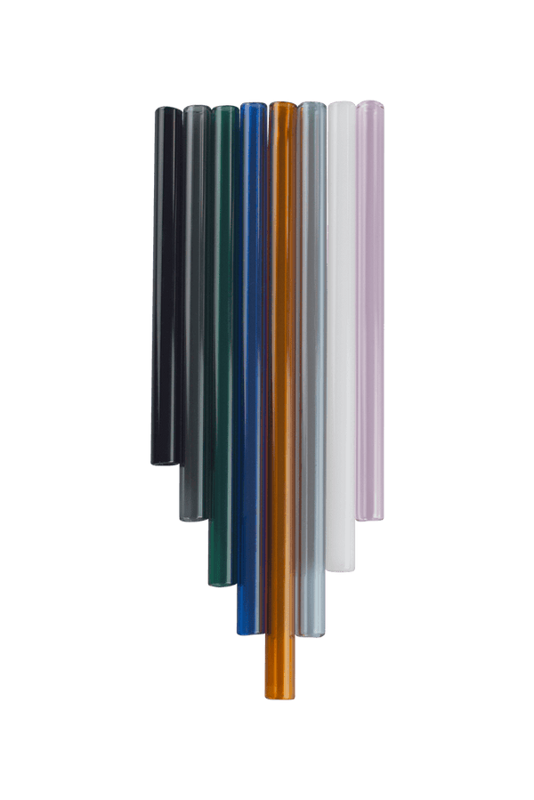 These are Colorful Glass Smoothie Straws by Ritual Essentials available at Ritual Colorado. Featuring a 12mm diameter these wide straws are perfect for smoothies, milkshakes and thick beverages.