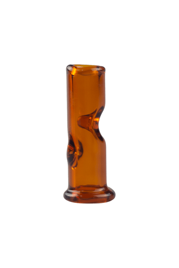 This is the Amber Glass Blender Top for the Puffco Pivot by Ritual Essentials available at Ritual Colorado. Featuring a directional airflow inlet for maximum terp pearl movement and a compact design for cool and powerful rips.