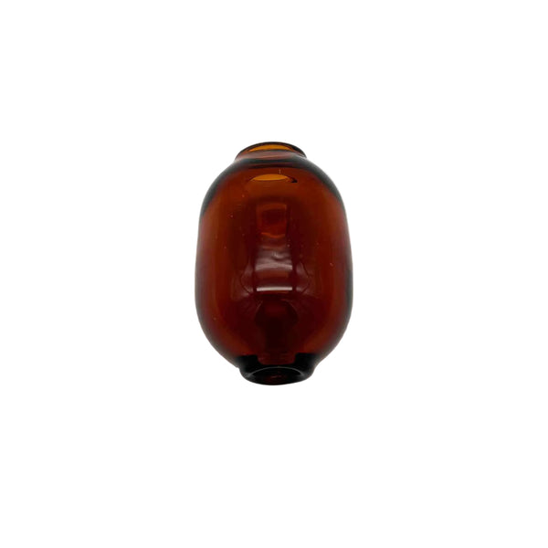 This is the Amber Handmade Glass Macrame Bead (5mm ID) by Biting Glass available at Ritual Colorado. Hand crafted in Denver, Colorado these sleek beads are the perfect accent for your craft project.