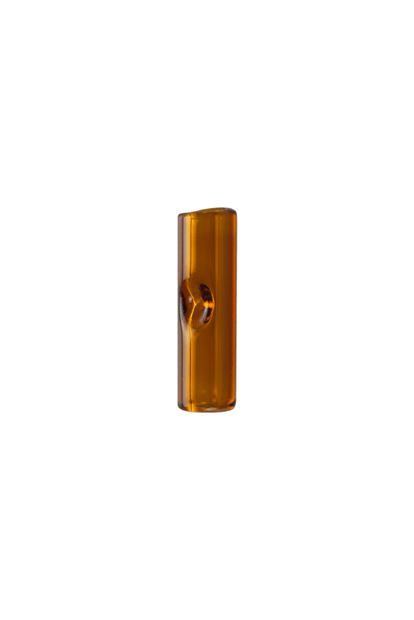 This is an Amber Joint Tip by Ritual Essentials available at Ritual Colorado. Featuring a dimple these locally made tips upgrade your joint or blunt smoking experience and are easily cleanable and reusable.