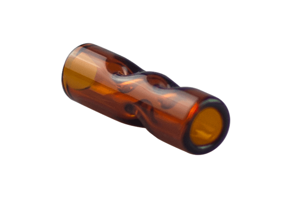 This is an Amber XXL Round Glass Blunt Tip by Ritual Essentials available at Ritual Colorado. Made in Colorado and featuring three dimples these are refined tips for a premium rolling experience.