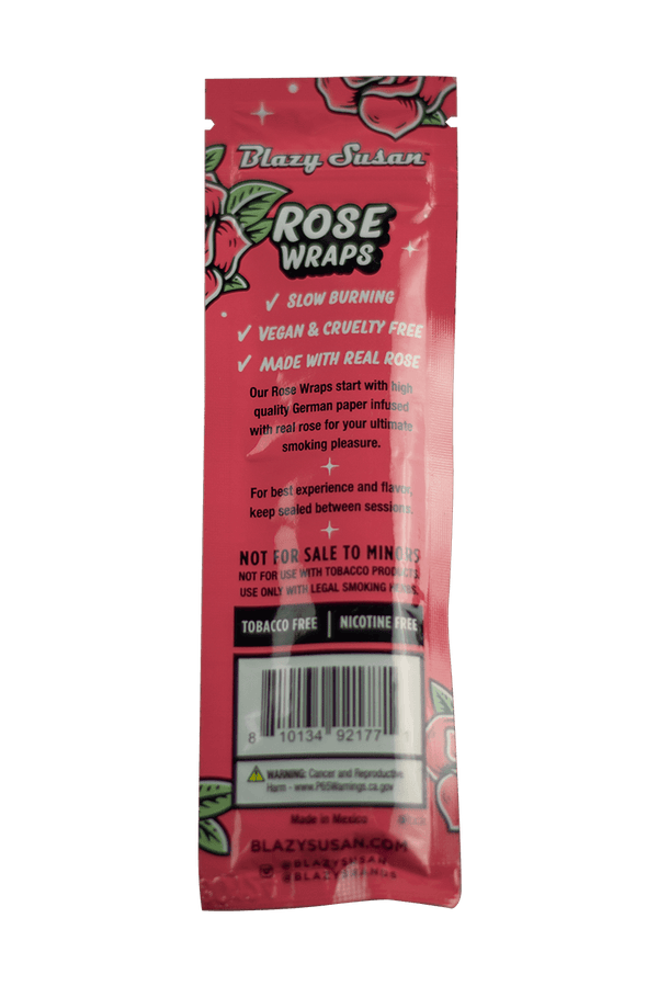 This is a two pack of Rose Wraps from Blazy Susan available at Ritual Colorado. These high quality wraps are infused with real rose extract for a refined smoking experience.
