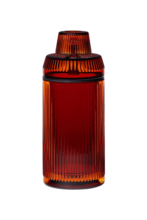 This is the Baltic Amber Deco Gravity Bong from NWTN Home available at Ritual Colorado. A vintage inspired glass piece that matches form with function for thick and powerful hits.