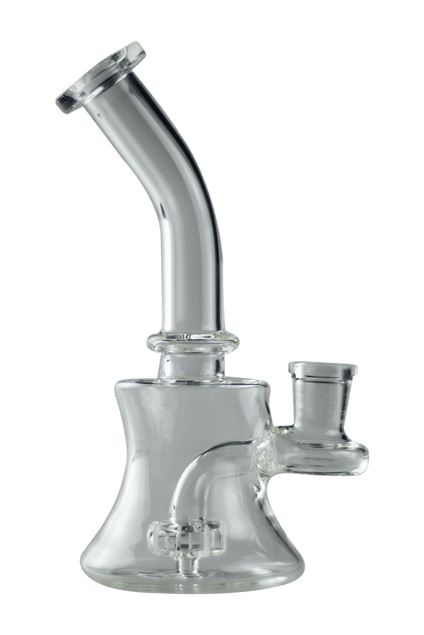 This is the Bellboy glass rig from RItual Glass available at Ritual Colorado. A powerful and compact 14mm water piece that is perfect for dry herb and dab use.