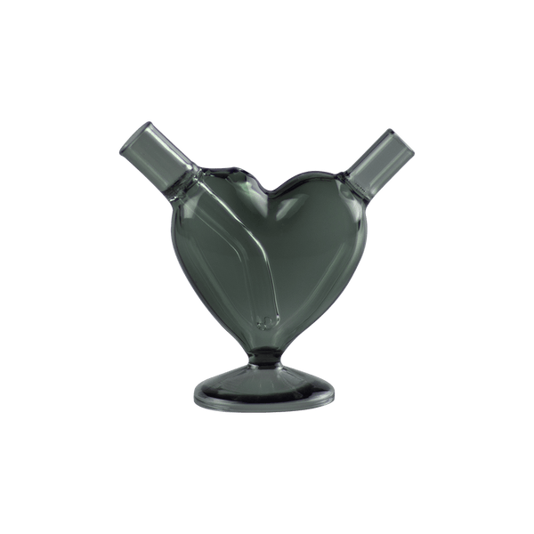 This is the Black Heart Joint Bubbler from Ritual Glass available at Ritual Colorado. A compact and portable travel rig featuring a 8mm female connection for compatibility with joints, blunts and Dynavap tips.