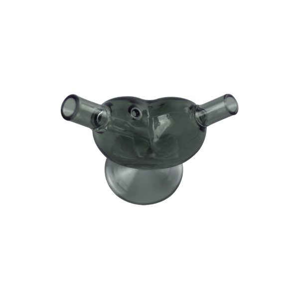 This is the Black Heart Joint Bubbler from Ritual Glass available at Ritual Colorado. A compact and portable travel rig featuring a 8mm female connection for compatibility with joints, blunts and Dynavap tips.