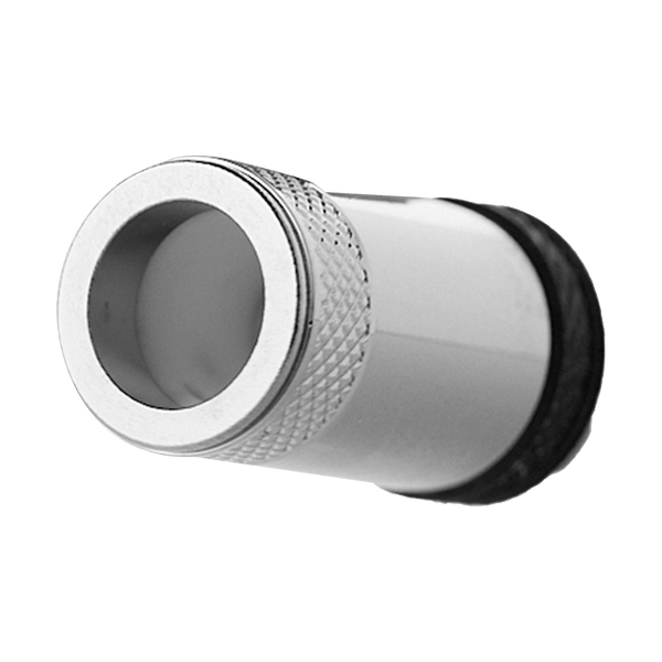 This is the Bullet Wax Atomizer from Cartisan available at Ritual Colorado. Compatible with a wide variety of 510 batteries, this crushed quartz atomizer offers easy on-the-go dabs.