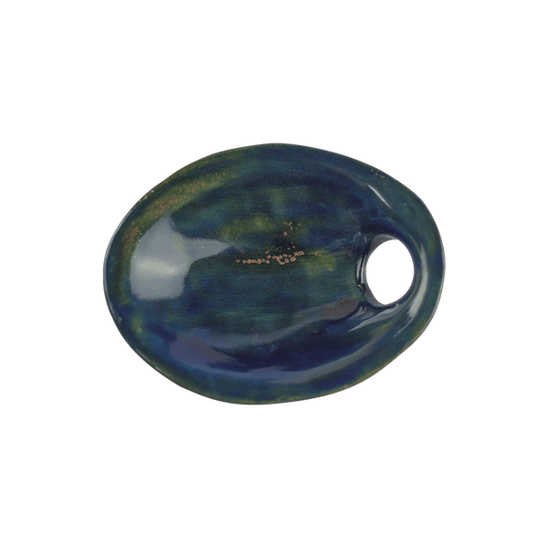 This is the VapBong Wonderlamp Copacabana by Jaxel's Art available at Ritual Colorado. An all-in-one dry herb vaporizer handcrafted from ceramic artists.