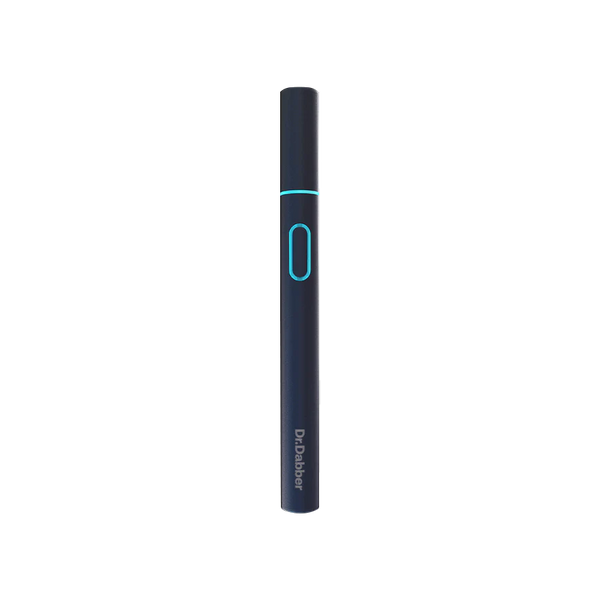 This is the Drop Heated Dab Tool by Dr. Dabber available at Ritual Colorado. A sleek heated dabber with a ceramic tip and two different heat profiles.