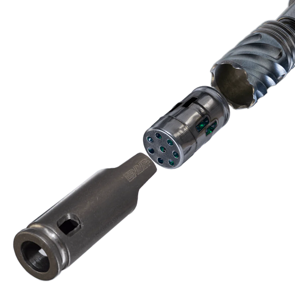 This is The Thermal Hyper Cap by Dynavap available at Ritual Colorado. An upgrade to your HyperDyn, this cap includes 2mm sapphire terp pearls converting your Dynavap into a portable ball vape.