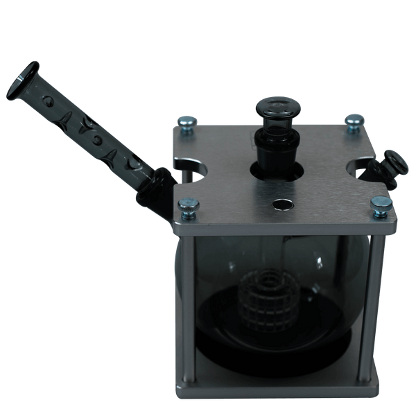 This is the Taroma 360 GO Kit + The Elephant Cage Glass Bong Bundle Discount available at Ritual Colorado. The Taroma 360 is a revolutionary ball vape from QaromaShop that combines efficient conduction and convection heating for a perfect session. Paired with the elephant cage which includes a built-in pass-through adapter this is a great setup for the dry herb enthusiast.