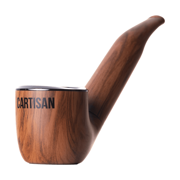 This is The Inspector (Burl) 510 Battery from Cartisan available at Ritual Colorado. A top of the line pipe-style battery with a colorful display for all your cartridge sessions.