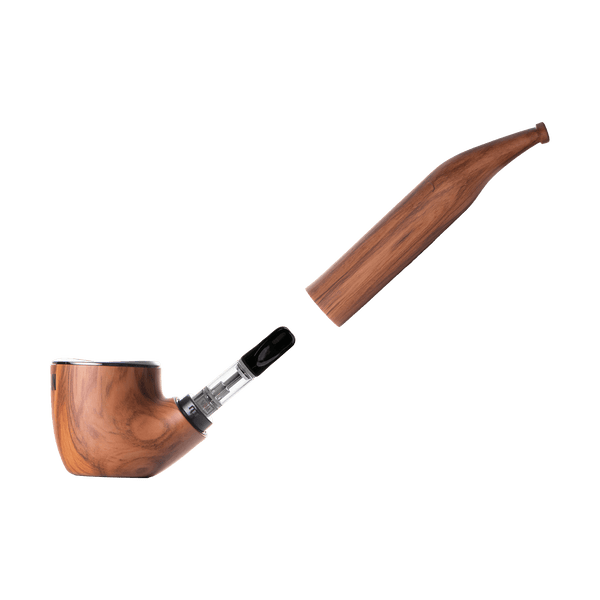 This is The Inspector (Burl) 510 Battery from Cartisan available at Ritual Colorado. A top of the line pipe-style battery with a colorful display for all your cartridge sessions.