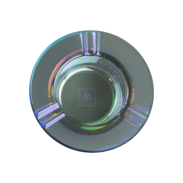 This is the Mermaid Twenties Collection Ashtray from Jane West available at Ritual Colorado. Featuring vibrant colors and fun vintage details this is an awesome glass ashtray.