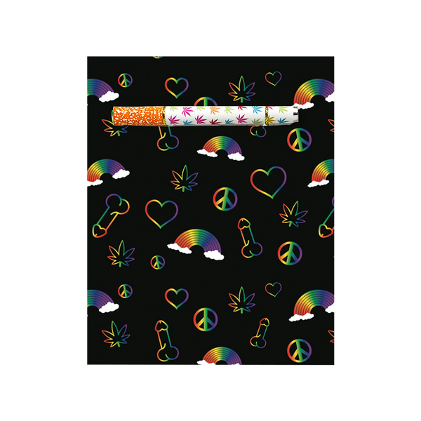 This is the Rainbow Penis naughty cannabis greeting card from KushKards available at Ritual Colorado. A fun greeting card with an included one-hitter perfect for the stoner in your life.
