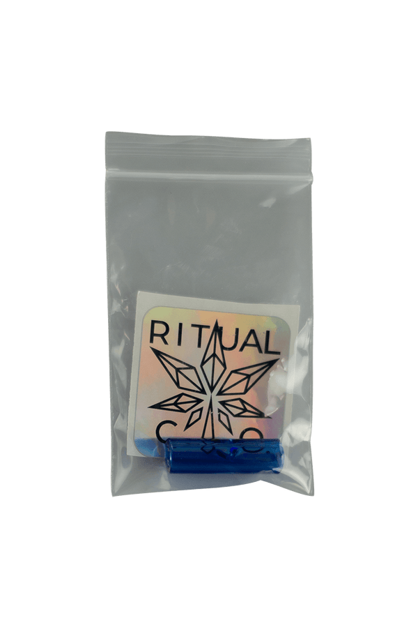 This is an Light Blue Joint Tip by Ritual Essentials available at Ritual Colorado. Featuring a dimple these locally made tips upgrade your joint or blunt smoking experience and are easily cleanable and reusable.