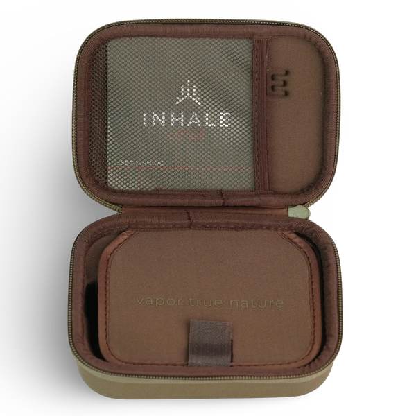 This is the Lotus Vaporizer Kit by INHALE available at Ritual Colorado. A portable torch-powered dry herb vape with included glass dry pipe and 14mm bowl that you can use with all your favorite glass bongs.