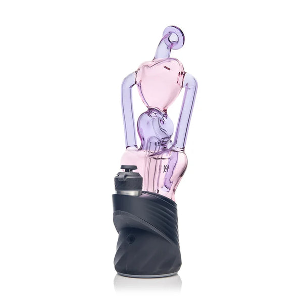 This is the Lovespire Glass Peak Top from MJ Arsenal available at Ritual Colorado. Featuring pink and purple borosilicate glass this is a fun Valentine's day exclusive.