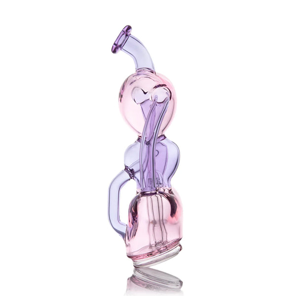 This is the Lovespire Glass Peak Top from MJ Arsenal available at Ritual Colorado. Featuring pink and purple borosilicate glass this is a fun Valentine's day exclusive.