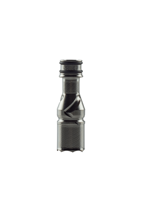 This is the Stainless Steel Tip: M7 from Dynavap available at Ritual Colorado. The latest iteration of Dynavaps Stainless Steel tips offering impressive dry herb vaporization performance.