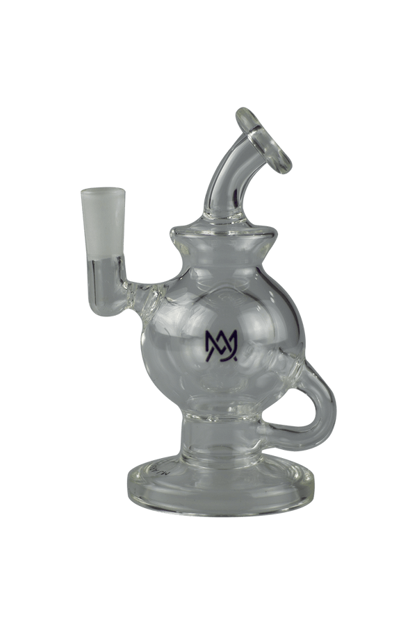This is the Atlas Mini Rig from MJ Arsenal available at Ritual Colorado. Featuring a 10mm female connection and included quartz banger and carb cap this is the perfect portable dab setup that also rips with a Dynavap.