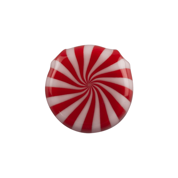 Peppermint Swirl Disc Pendants