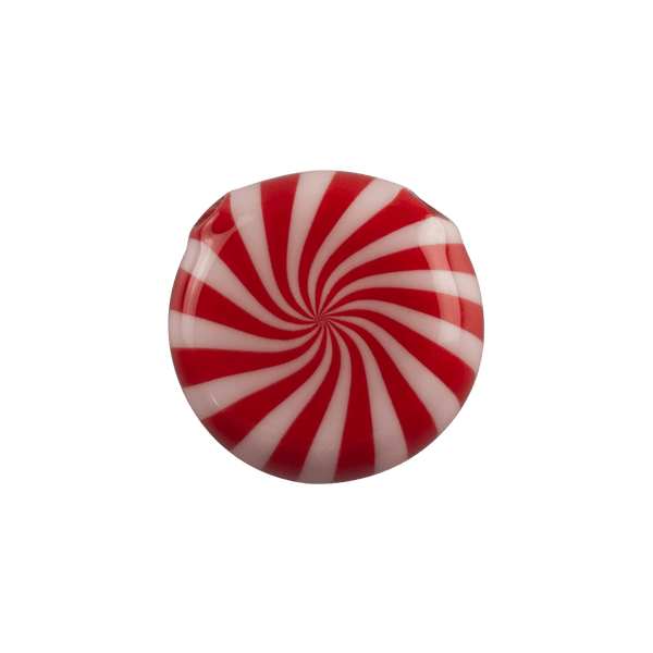 Peppermint Swirl Disc Pendants