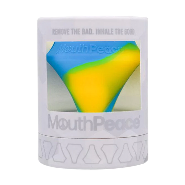 This is the MouthPeace silicone personal mouthpiece available at Ritual Colorado. Compatible with a wide variety of water pieces, these sleek mouthpieces offer a clean, germ-free smoking experience.