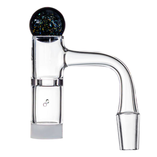 This is the Nimbus Auto-Spin Blender by MJ Arsenal available at Ritual Colorado. A sleek banger featuring directional airflow, included terp pearls and a carb cap for an all-in-one experience.