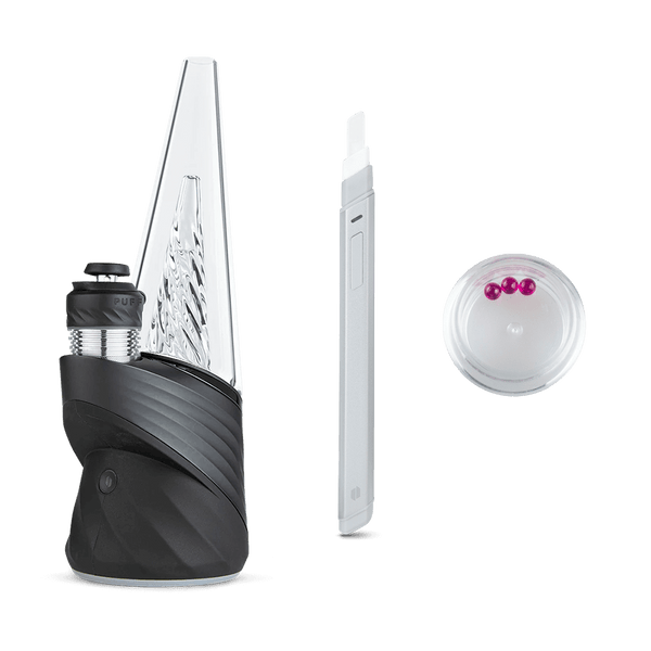 This is the Puffco Peak Pro 3DXL + Puffco Hot Knife + 4mm Ruby Terp Pearl bundle available at Ritual Colorado. Available at a discounted price this is a top quality dab delivering huge hits and great flavor.