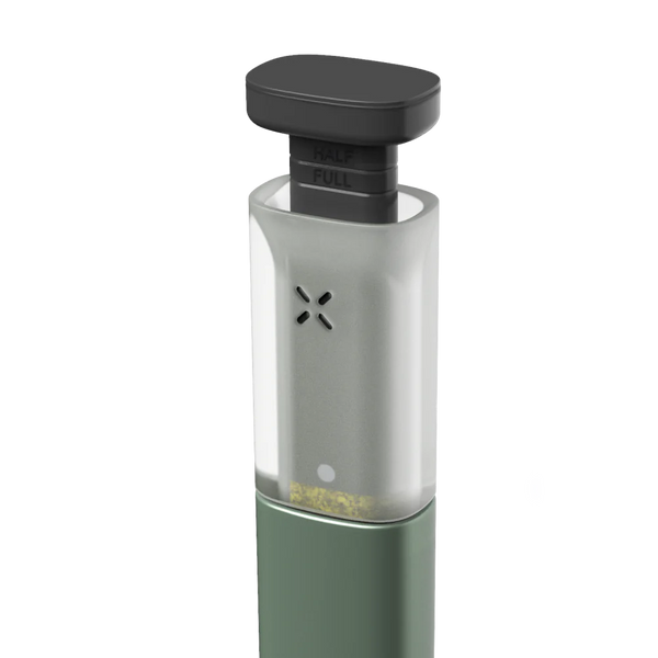 This is the PAX Puck Press available at Ritual Colorado. This press conveniently attached to your PAX oven and makes perfect size pucks of dry herb and flower.