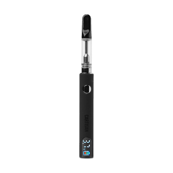 This is the Pro Pen Neo 400 510 Thread Battery from Cartisan available at Ritual Colorado. Featuring a colorful digital screen and discrete size this is an awesome portable cartridge battery.